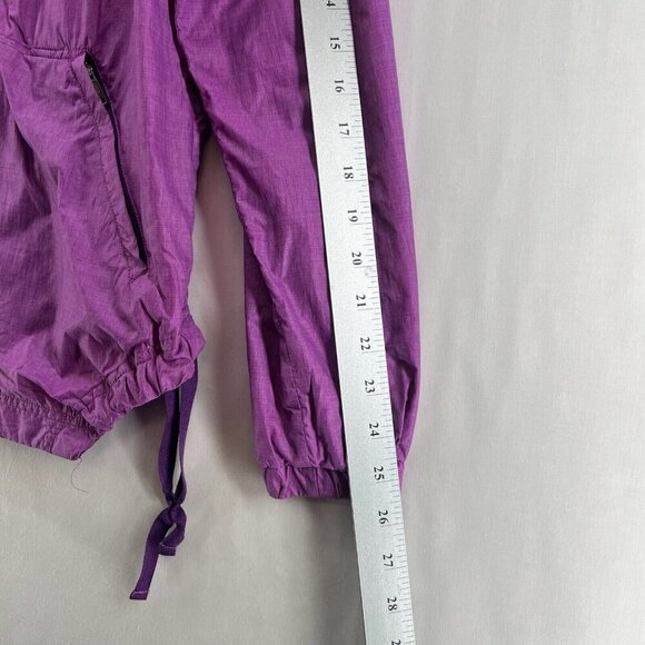 Prana Jacket Womens Sz M Fiona Anorak Windbreaker 1/2 Zip Hoodie Pullover Purple - Picture 10 of 11